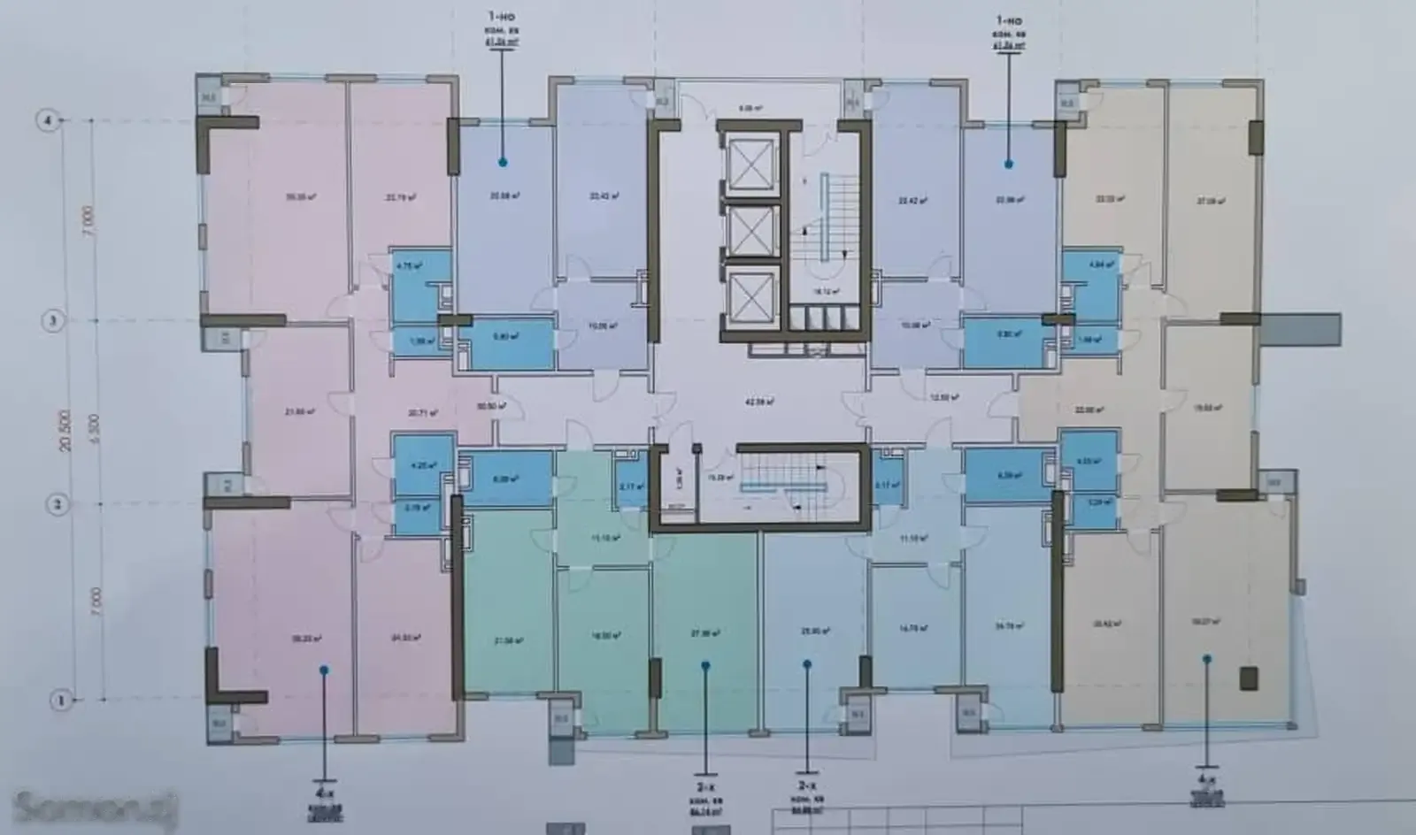 4-комн. квартира, 12 этаж, 170 м², Мост аэропорта, напротив магазина ОК.