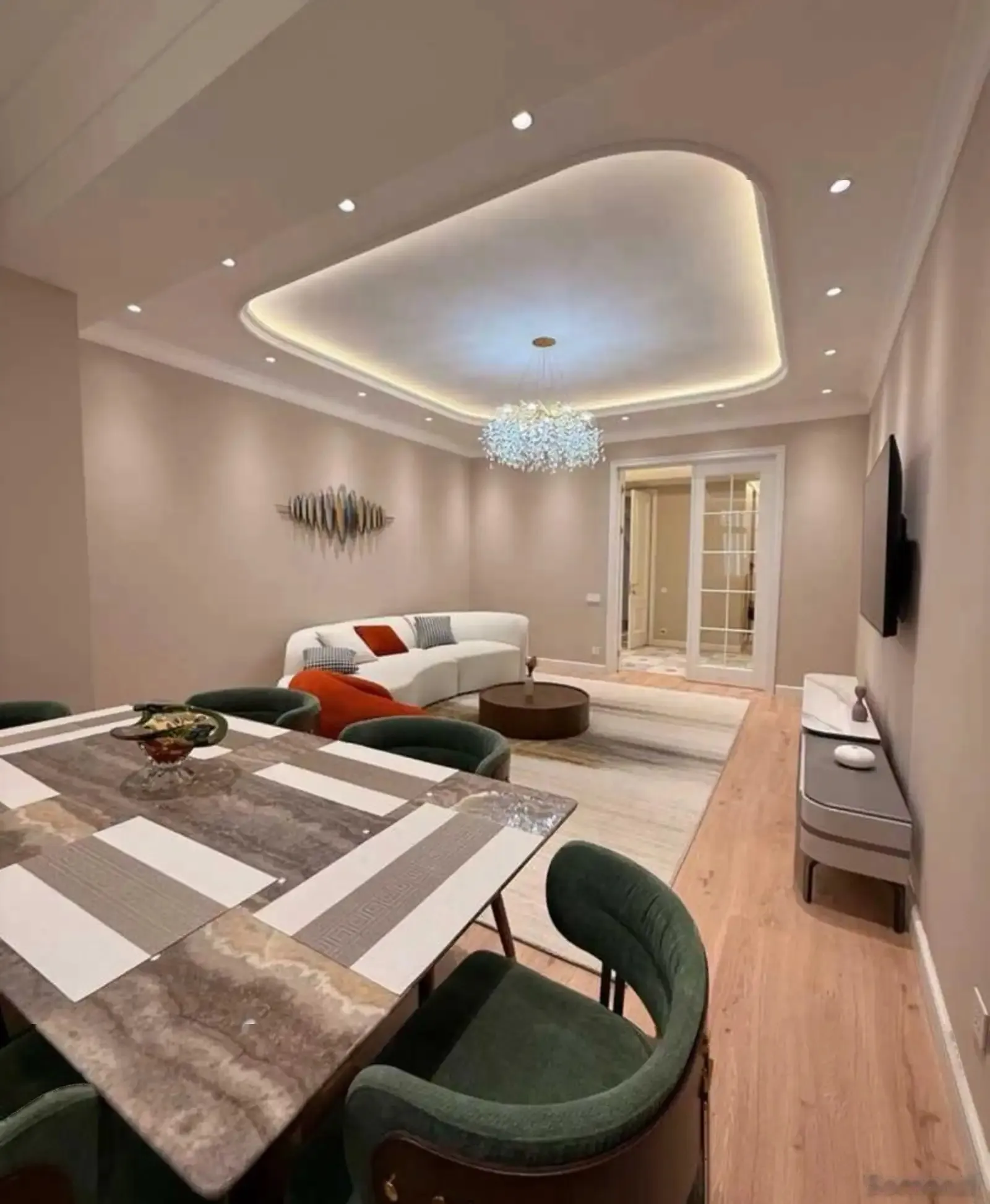 2-комн. квартира, 15 этаж, 95м², Сомони