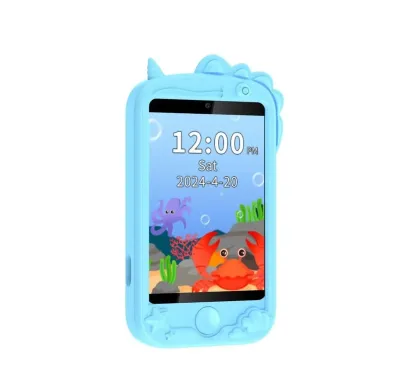 Детский Смартфон Porodo Kids Phone with Case and Lanyard 700mAh 192MB - синий