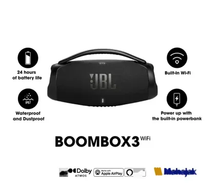Колонка JBL Boombox 3 Wi-Fi Black