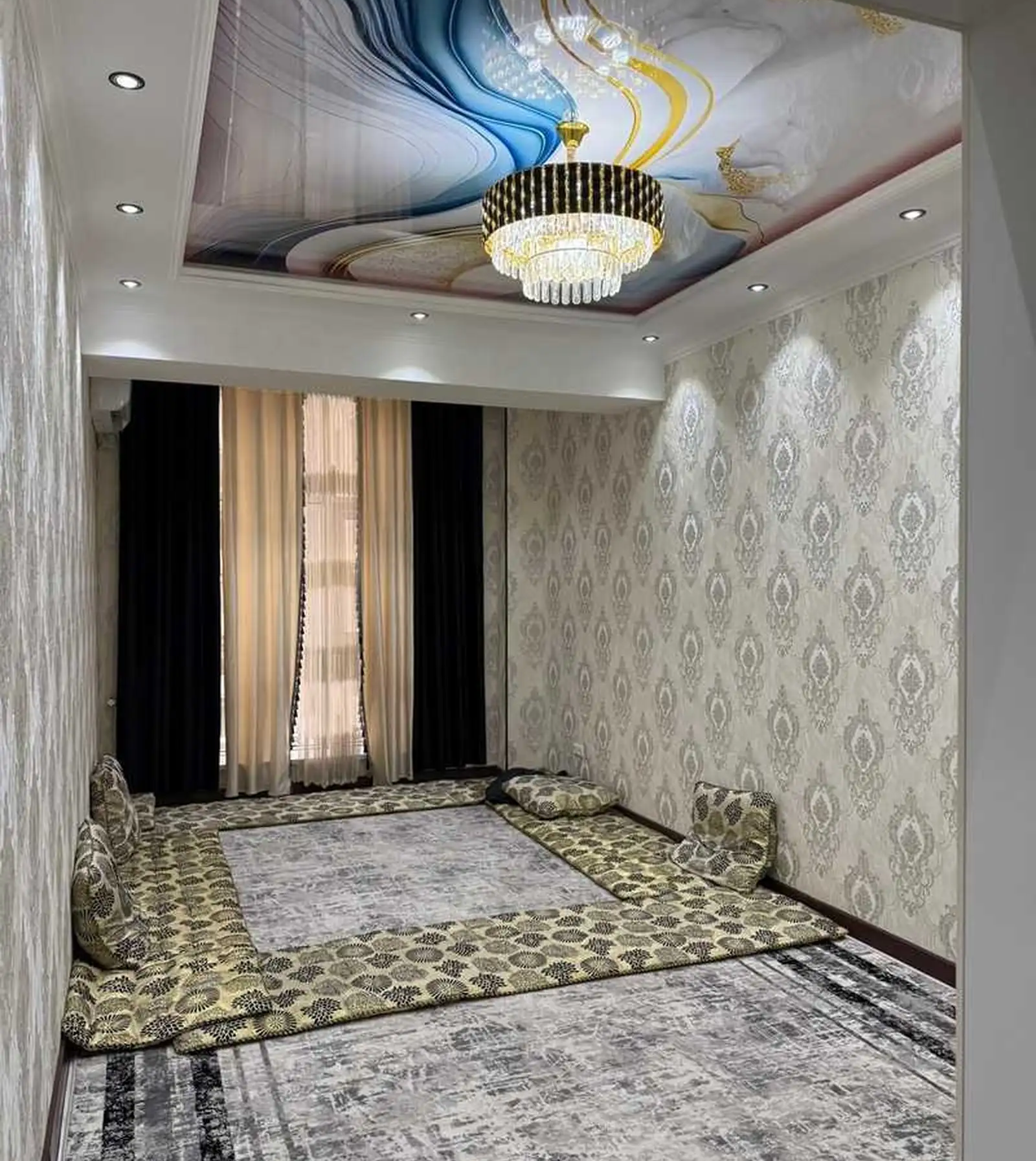 2-комн. квартира, 6 этаж, 63м², Шохмансур доми Бахт Z Пайкар Созидания ру баруи Гостиница Хилтон