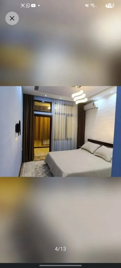2-комн. квартира, 9 этаж, 74м², Исмоили Сомони