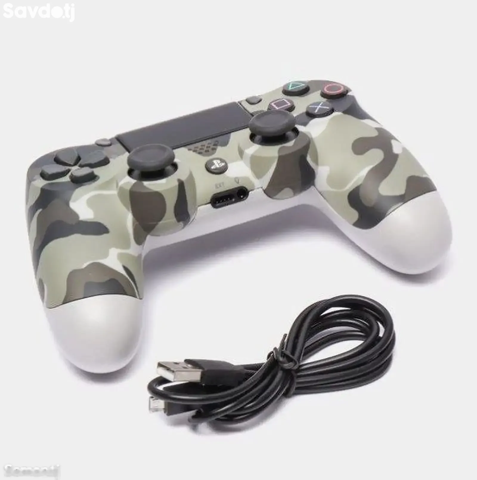Геймпад Sony DualShock 4 для PS4 хаки серый