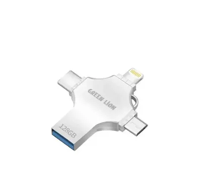 Флеш накопителя Green Lion 4 in 1 USB Flash Drive 128GB