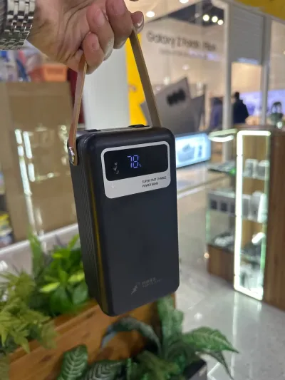 Внешний аккумулятор с фонарик Powerbank Mars 60000 mah