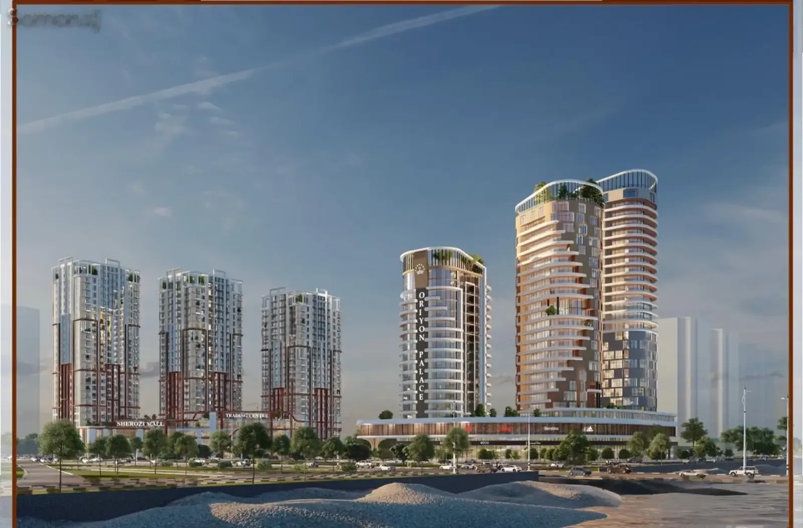 3-комн. квартира, 16 этаж, 160 м², Ресторан Сим-Сим