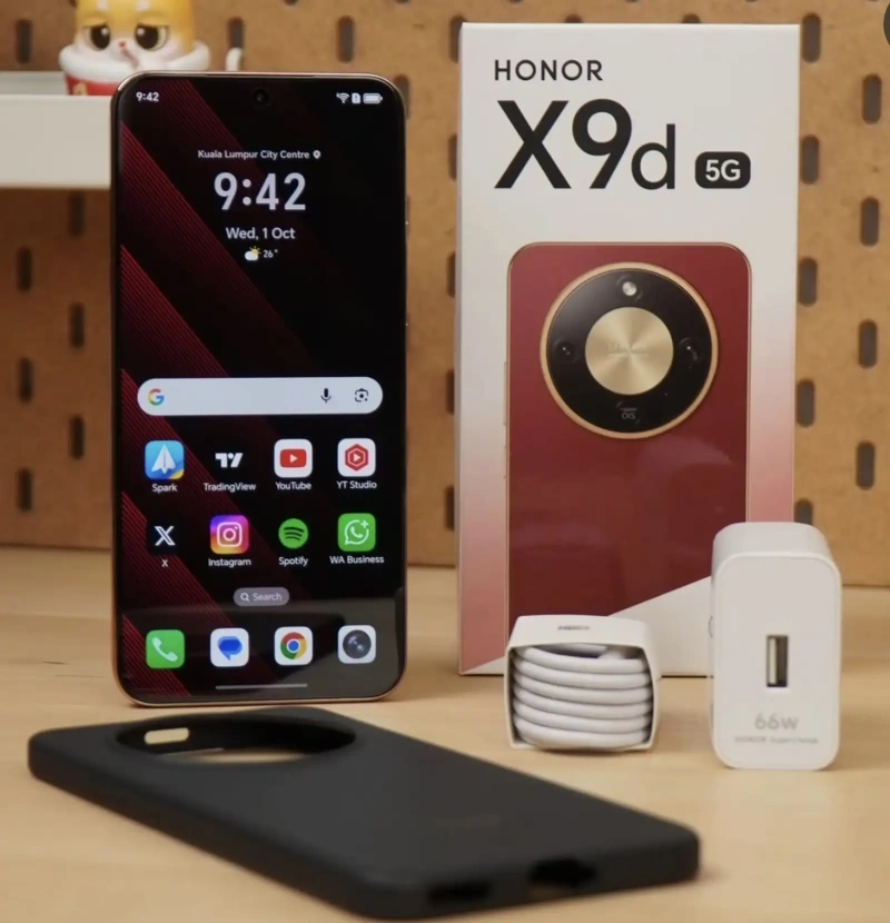 Honor X9d 8+8/256Gb black 8300мач