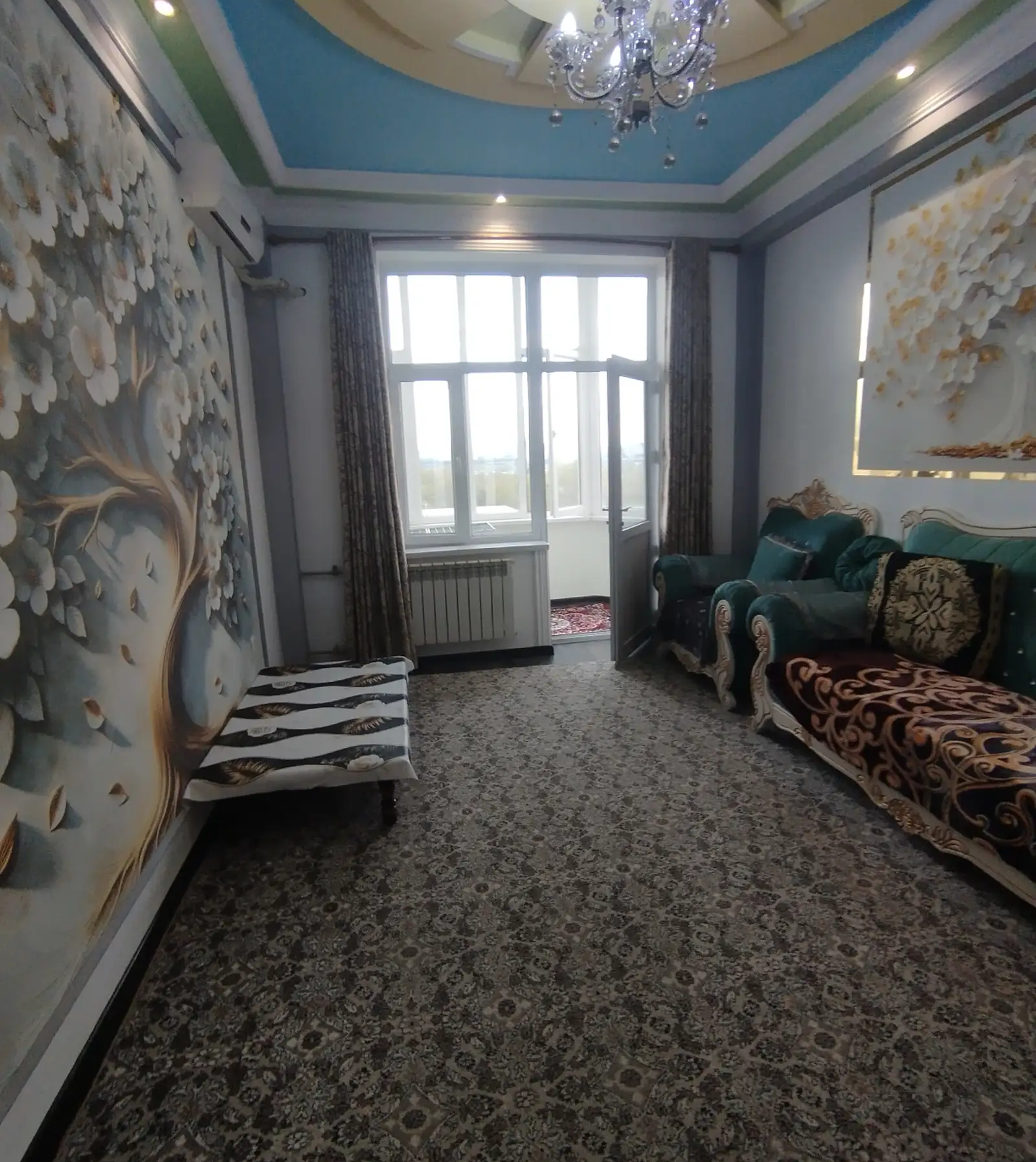 3-комн. квартира, 9 этаж, 95м², 82 мкр-н пушти Мединститут ру баруи Миларация