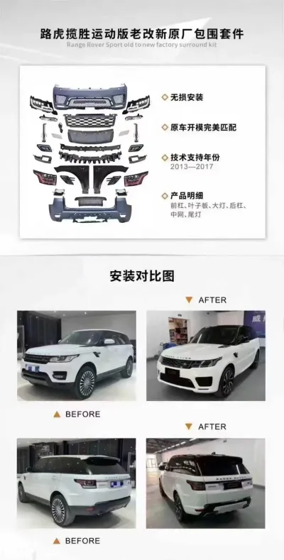 Облицовка от Land Rover на заказ