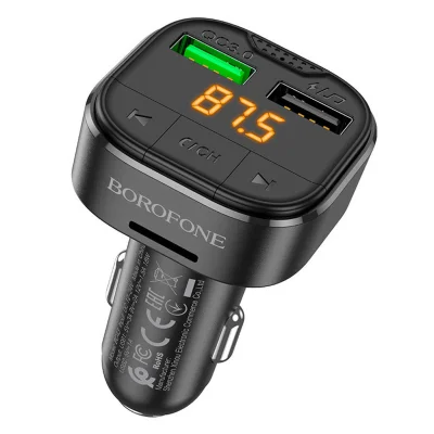 Автомобильный FM модулятор Bluetooth Borofone BC43 18W