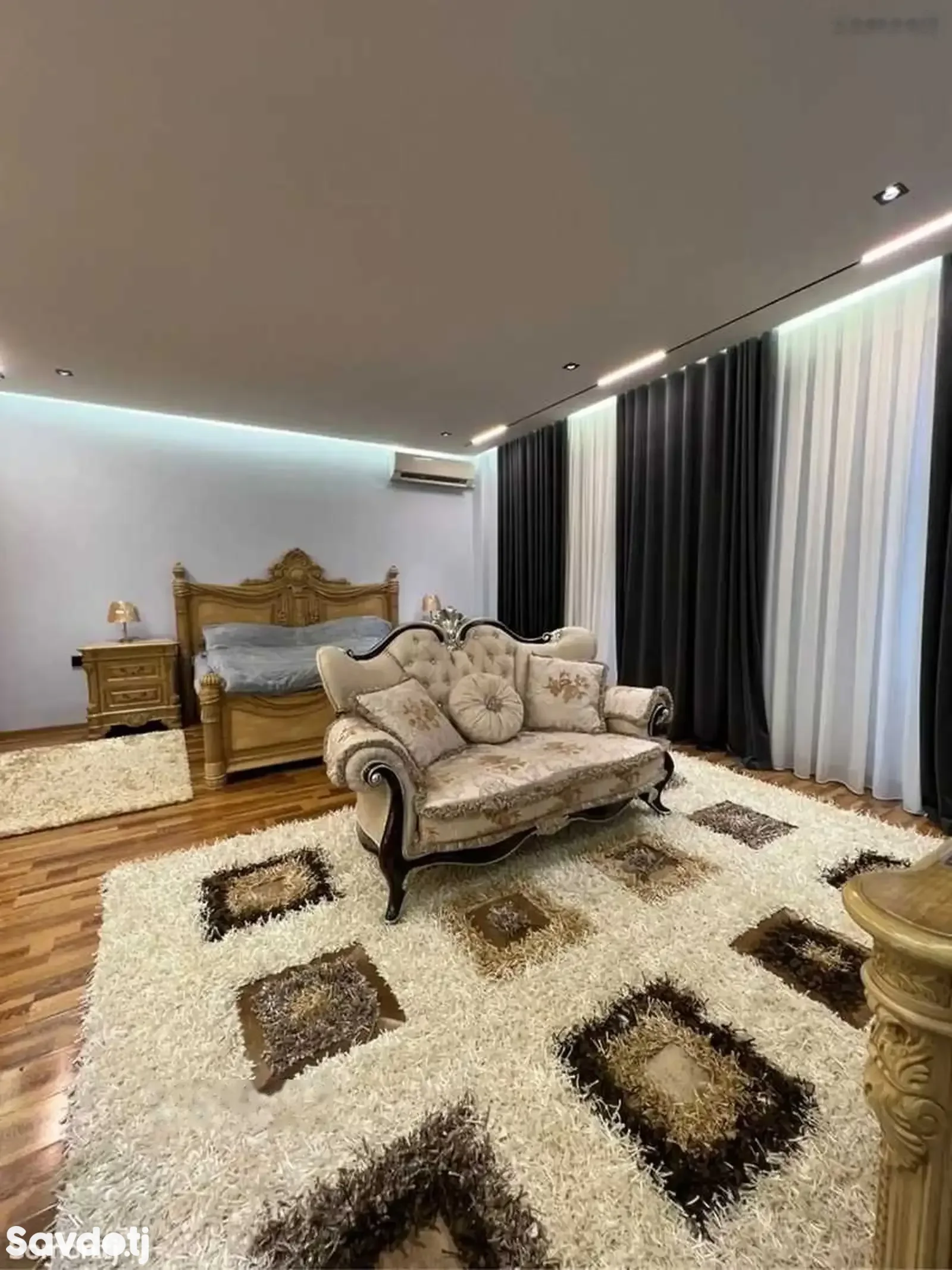 1-комн. квартира, 18 этаж, 52 м², Айни, ру ба руи Хилтон