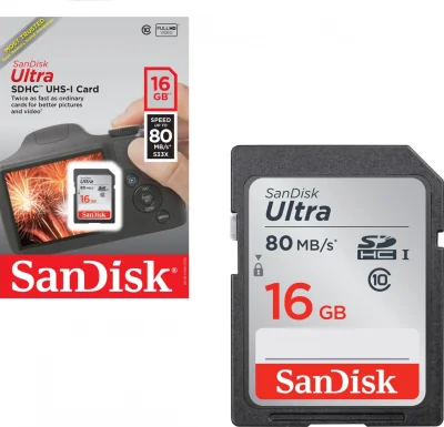 Карта памяти SanDisck Ultra 16gb