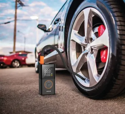 Портативный воздушный компрессор чёрный Green Lion GTI-01 Inflator Portable Air