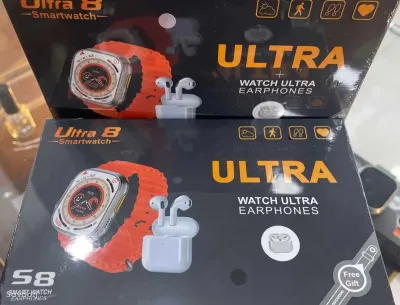 Смарт часы Watch 8 Ultra с Беспроводными наушниками