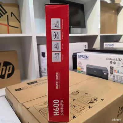 Потолочный кронштейн H600 для проектора с регулируемой высотой White