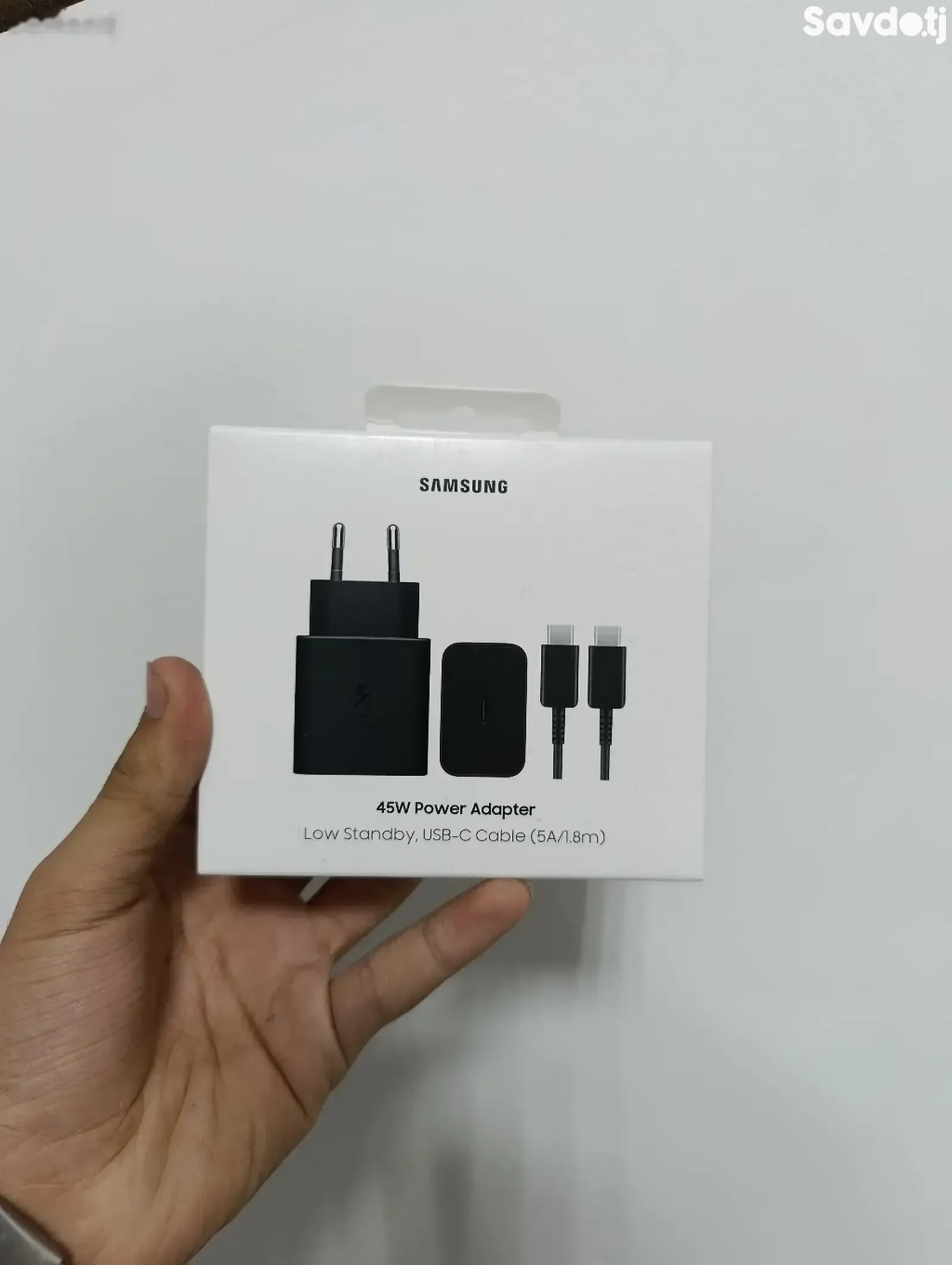 Зарядное устройство Samsung 45W PD USB-C Travel Adapter с кабелем USB Type-C to