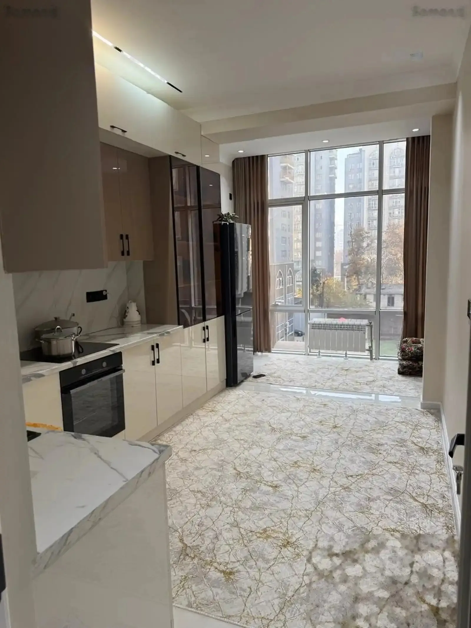 2-комн. квартира, 3 этаж, 80м², Исмоили Сомони