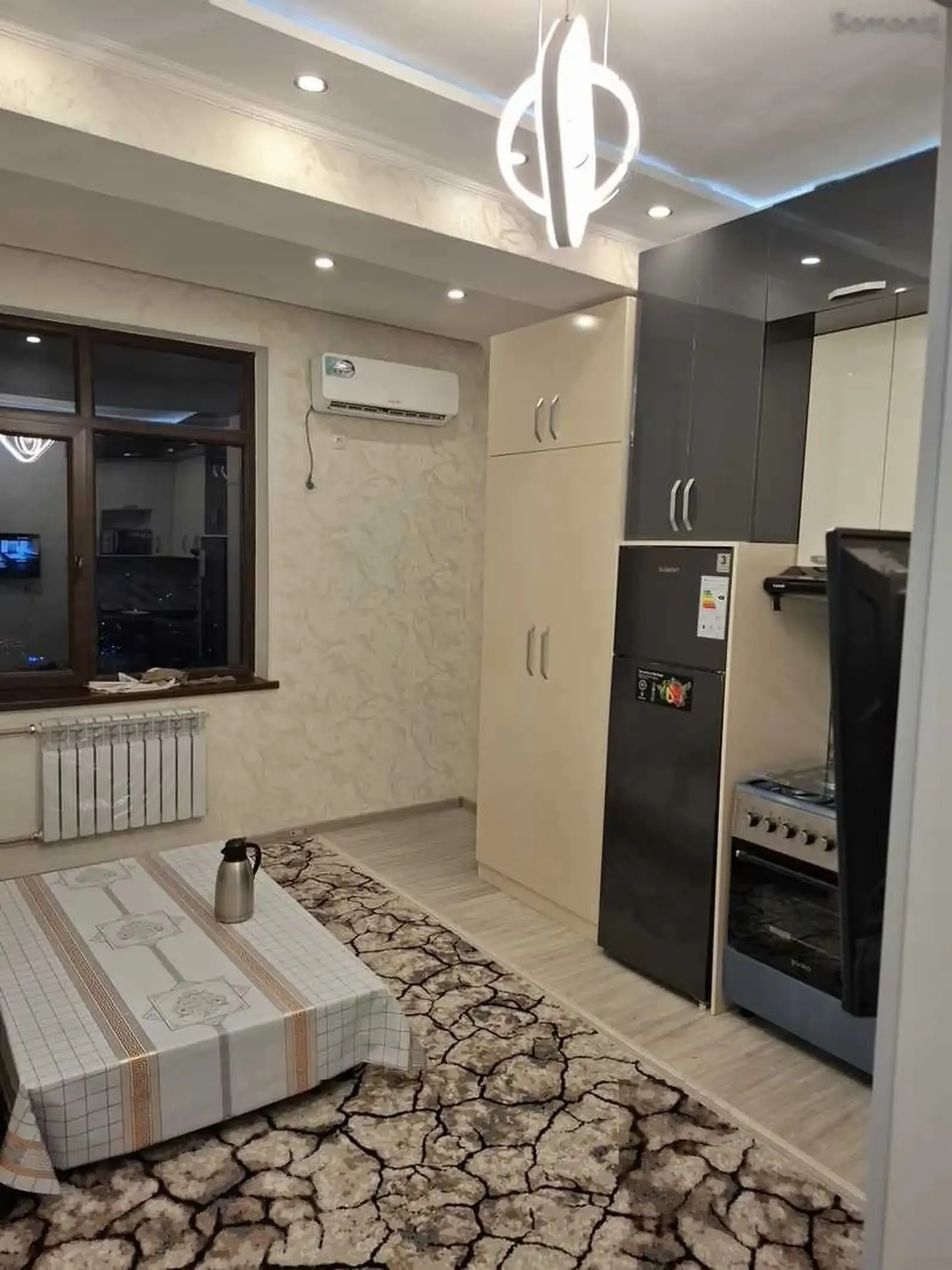 2-комн. квартира, 13 этаж, 60м², назди ресторани Яккачинор