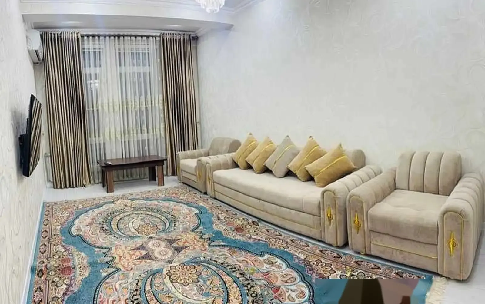 3-комн. квартира, 9 этаж, 87м², Сомони