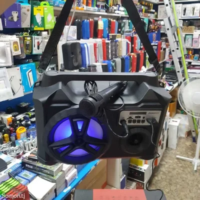 Портативная колонка ZQS-6117 с микрофоном