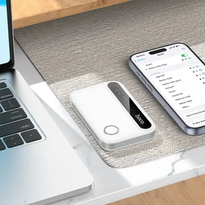 Карманный вайфай Hoco HI41 Wi-Fi LTE 4G — миниатюра 2
