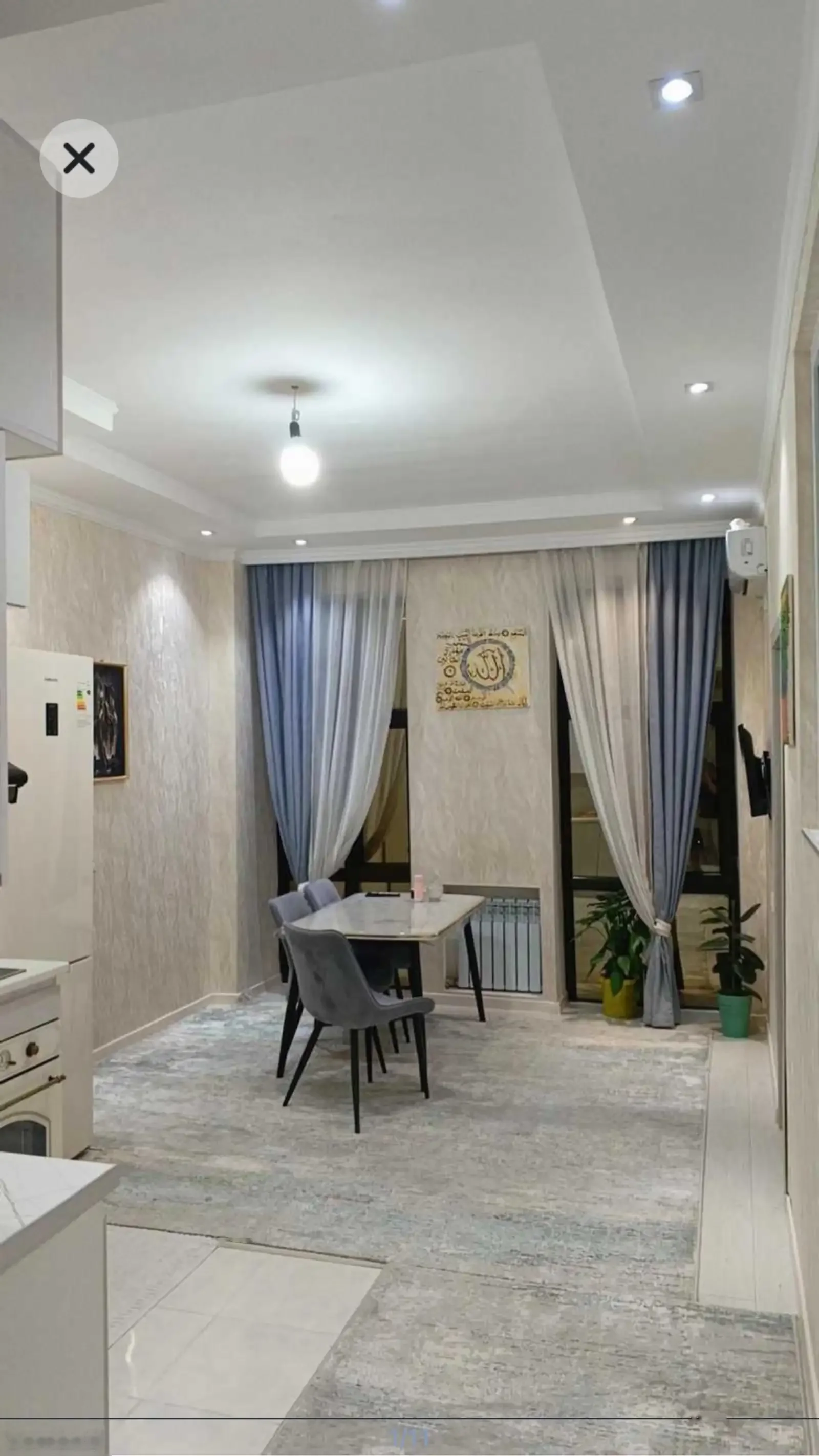 2-комн. квартира, 7 этаж, 55м², напротив Хилтон, дом Исра