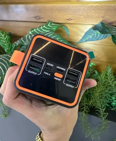 Внешний аккумулятор с фонарикам Powerbank Mars 50000 mah