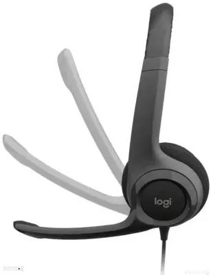 USB-гарнитура Logitech H390 Stereo Headset с шумоподавлением Black