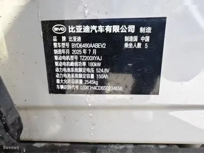 BYD Sea Lion 06, 2025