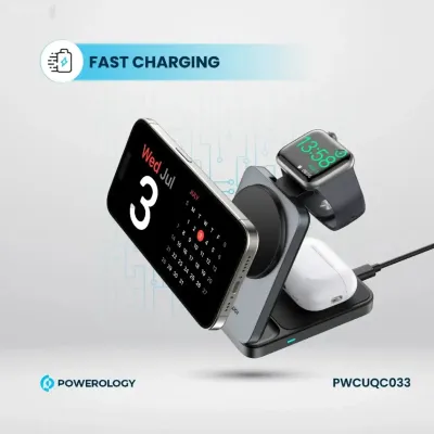 Зарядная станция Powerology Qi2 Fast Charging Multi-Device Hub