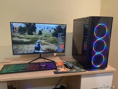 Игровой компьютер core i5 12400F/GTX 1660 Super/RAM 16GB DDR 4/256GB NVME/1TB HD