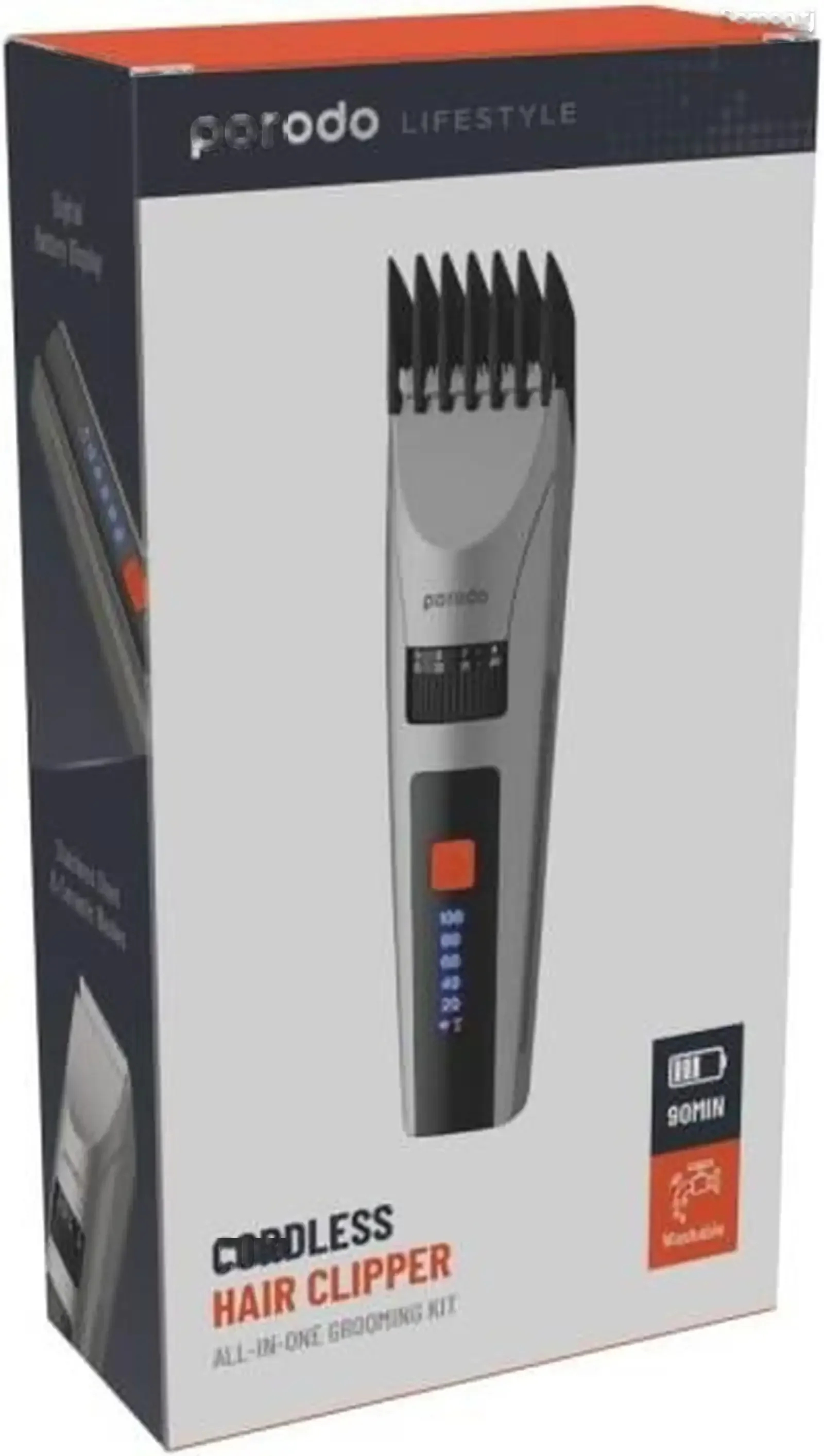 Машинка для стрижки Porodo LifeStyle Rechargeable LED display Hair Clipper With