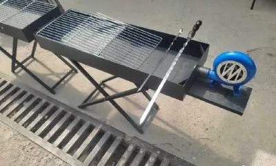 Мангаль с вентельятором
