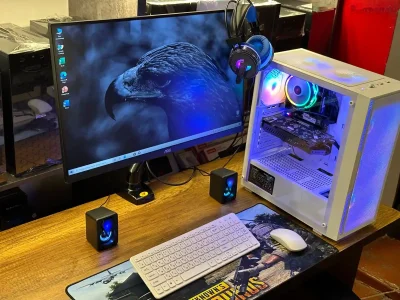 Игровой компьютер core i7 4770/RAM 16GB/NVME M2 256GB/RX 580 8GB/HDD 1TB/Wi-fi