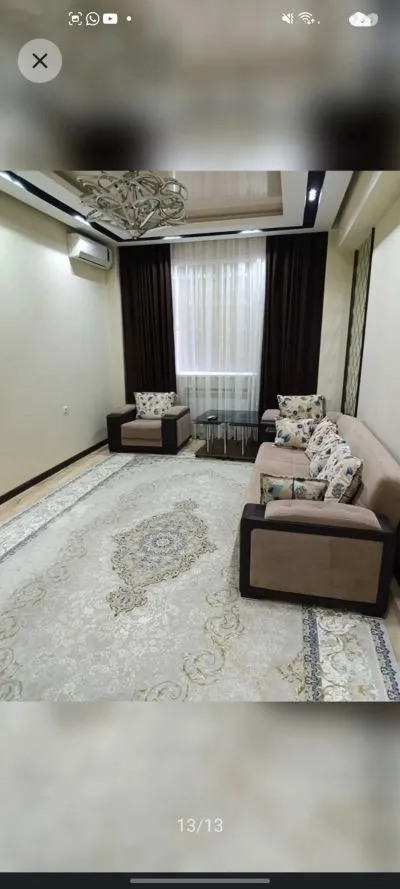 2-комн. квартира, 9 этаж, 74м², Исмоили Сомони