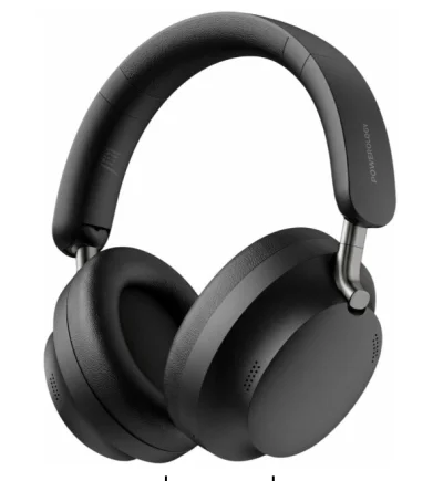 Беспроводные наушники Powerology Soliv Hybrid  ANC+ENC With Spatial Audio, черный