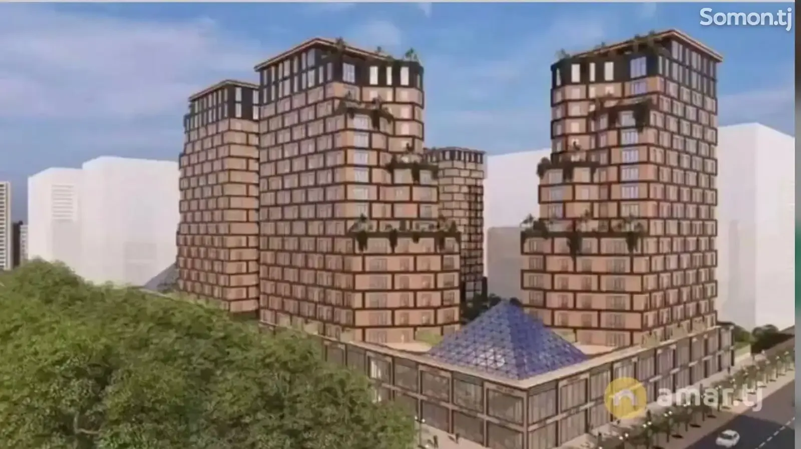 3-комн. квартира, 9 этаж, 134 м², Шохмансур, Мактаби 20, Роддом 2