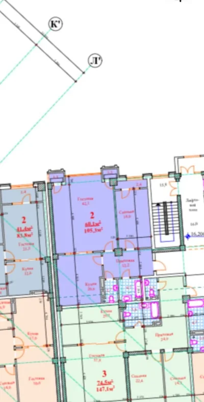 2-комн. квартира, 4 этаж, 105 м², Исмоили Сомони, ру ба руи ЦУМ