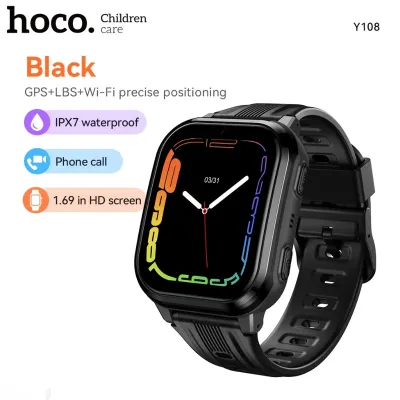 Детские часы c сим-картой hoco Y108 4G Видеозвонок GPS