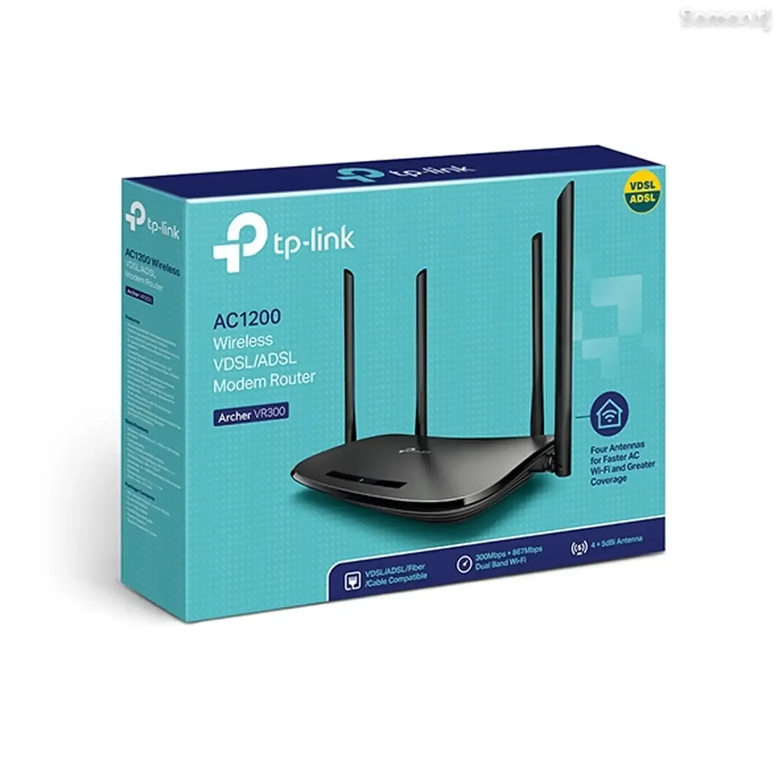 Wi-Fi роутер TP-LINK Archer VR300 черный