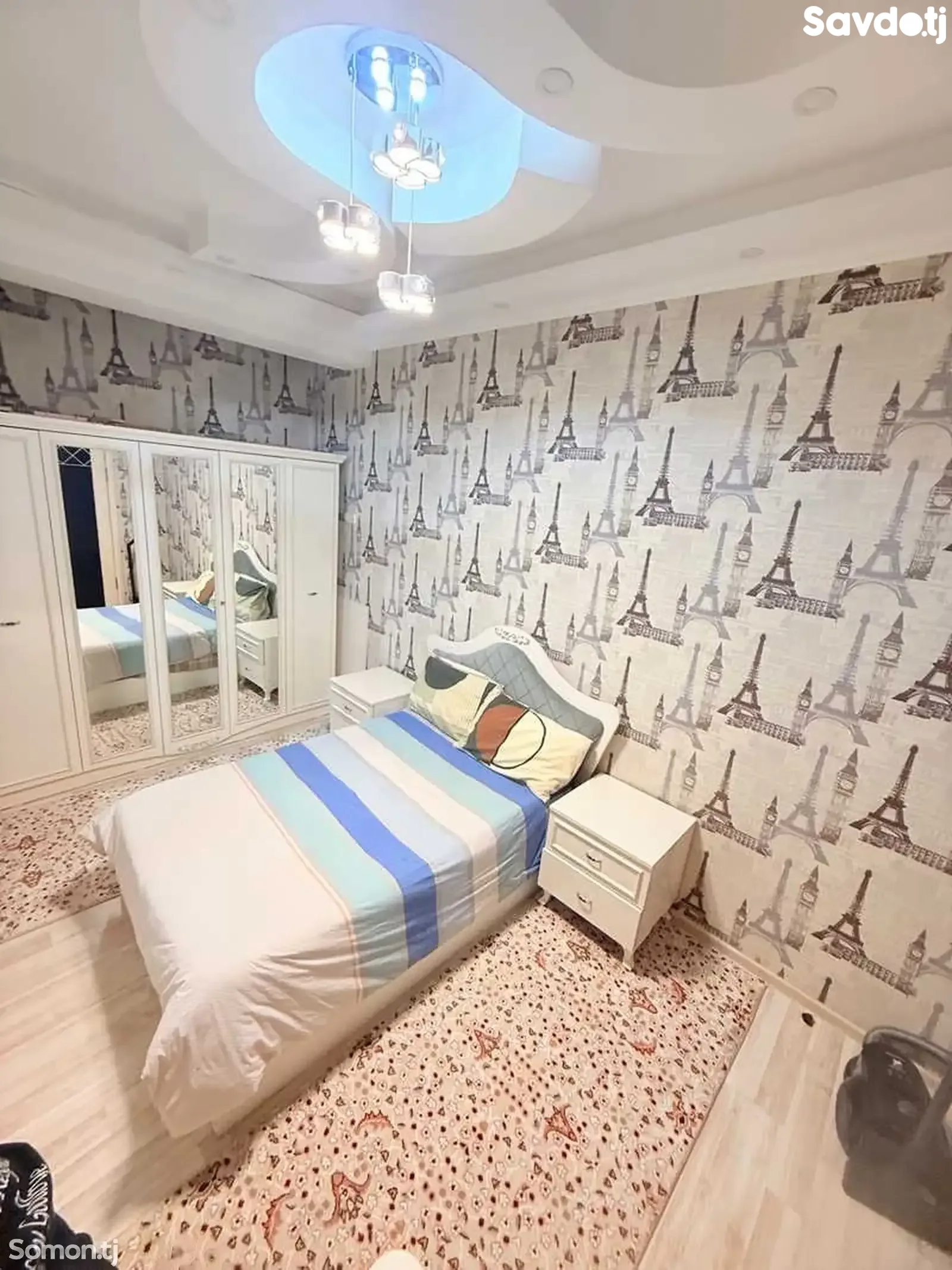 3-к квартира, 9 этаж, 100 м², И Сомони, ЦУМ, Доми Баракат