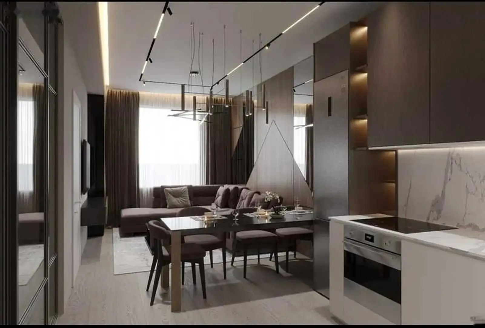 2-комн. квартира, 10 этаж, 65м², дом печат