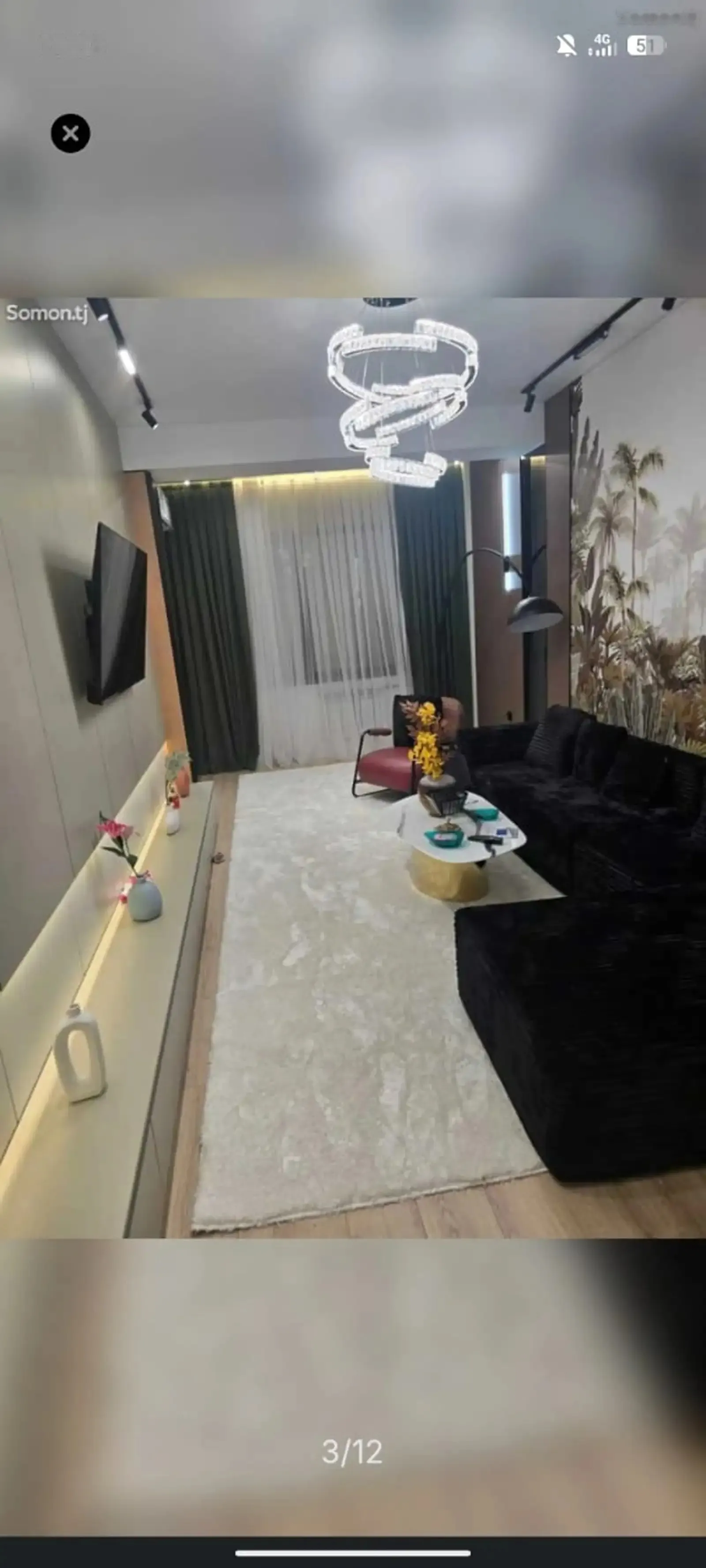 3-комн. квартира, 9 этаж, 125м², Спартак шоми Душанбе