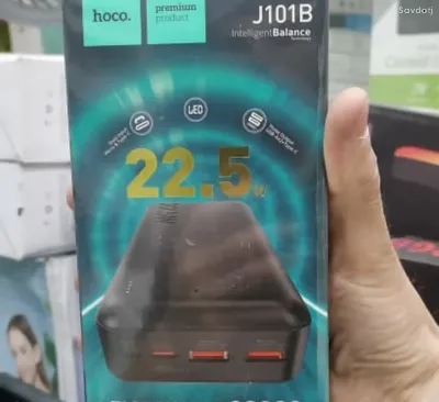 Внешний аккумулятор Hoco J101B 30000 мАч 22.5 Вт, чёрный