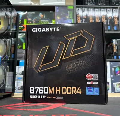 Материнская плата Gigabyte B760M H DDR4 с процессором Intel Core i5-12400F