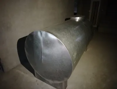 Бочка оцинкованная 1500л
