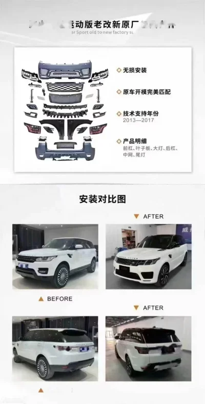 Облицовка от Land Rover на заказ