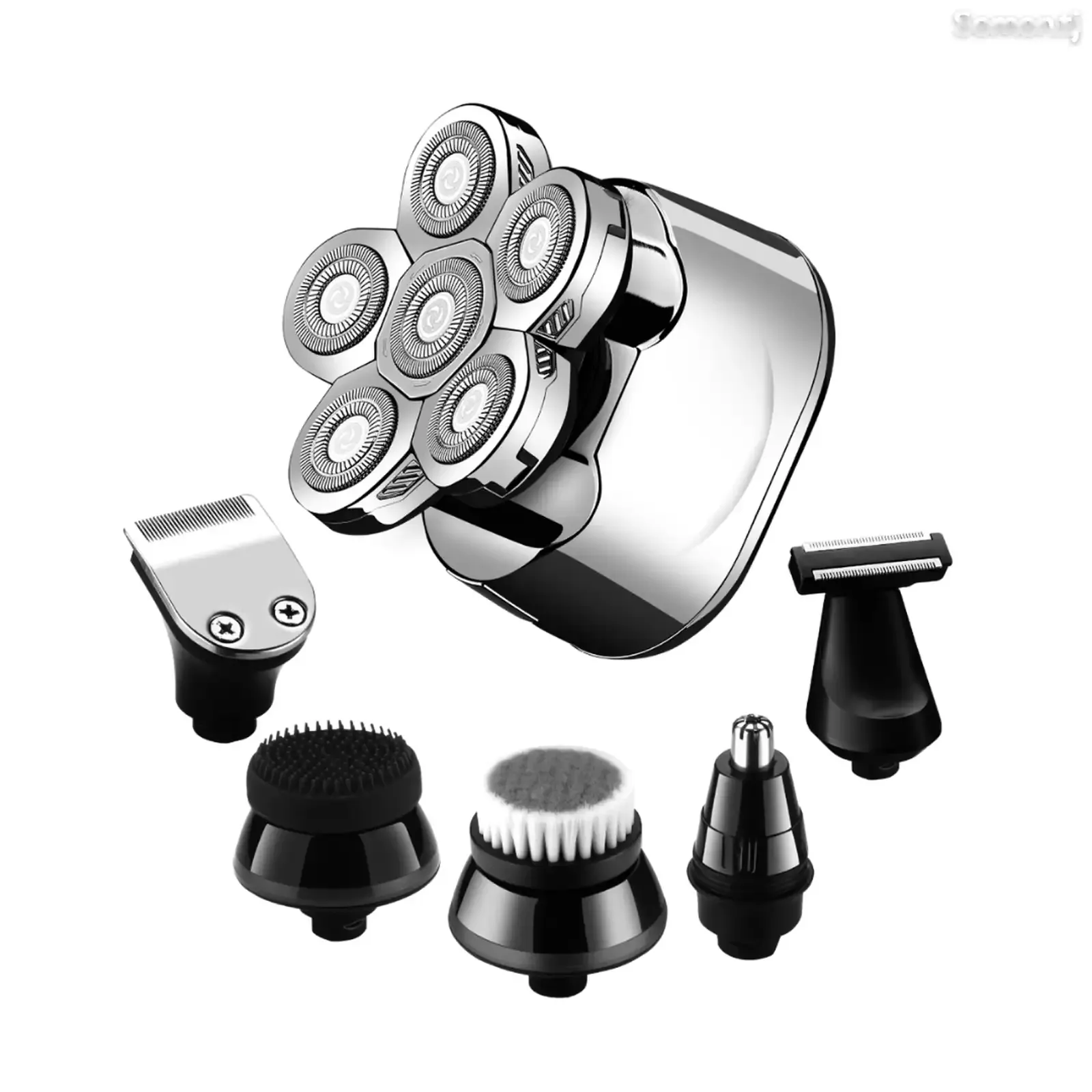 Электробритва Porodo Lifestyle 6 in 1 Electric Shaver for Men 600mAh серебристый