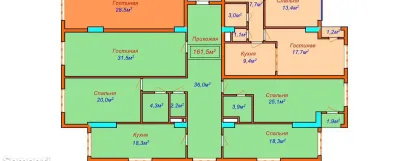 4-комн. квартира, 13 этаж, 161 м², Шохмансур Бахт З Скорый