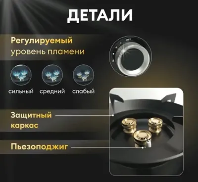 Газовая плита туристическая 3,5кВт для похода Gaz Plita